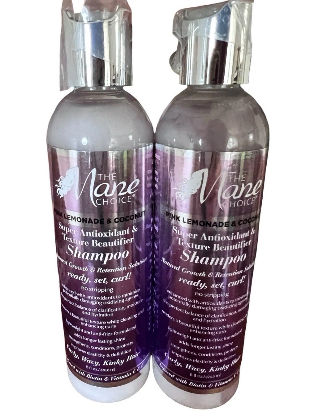 The Mane Choice Pink Lemonade & Coconut Super Antioxidant Shampoo 8 oz (2 Pack)